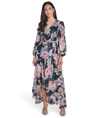 Eliza J Women's Dress, Navy Multi, 4